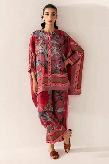 Rosella - Lumiere Printed Silk by Rabia Zahur