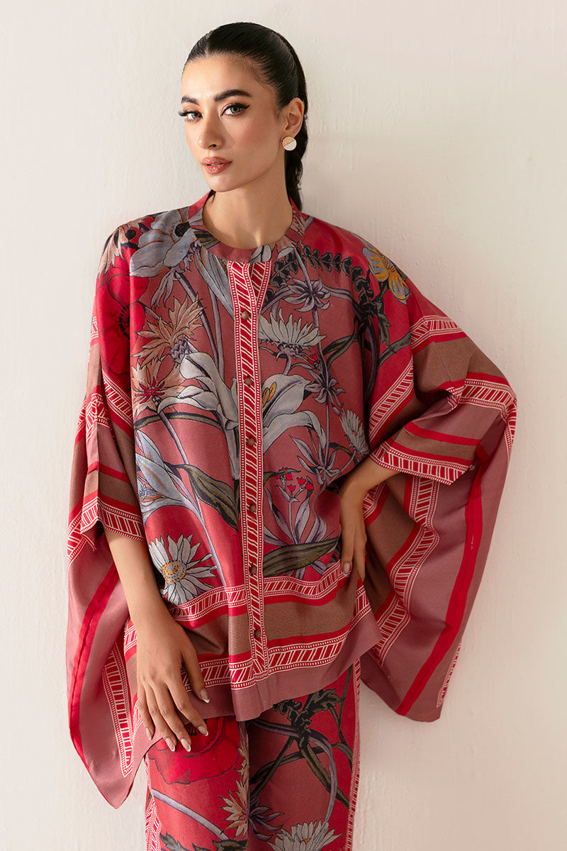 Rosella - Lumiere Printed Silk by Rabia Zahur