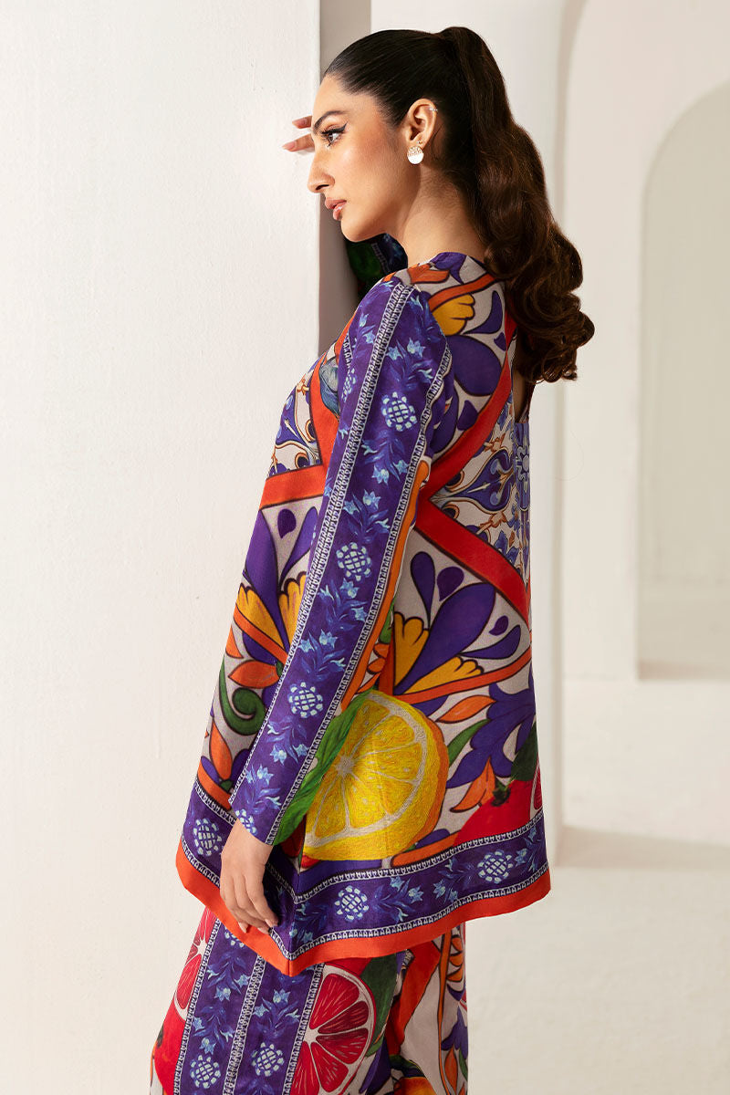 Velora - Lumiere Printed Silk by Rabia Zahur