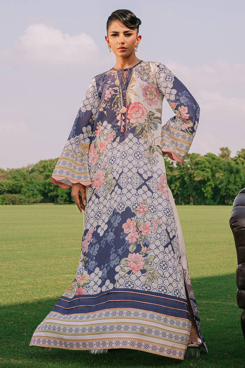 Indigo Kaftan -  Dandelion by Zainab Salman