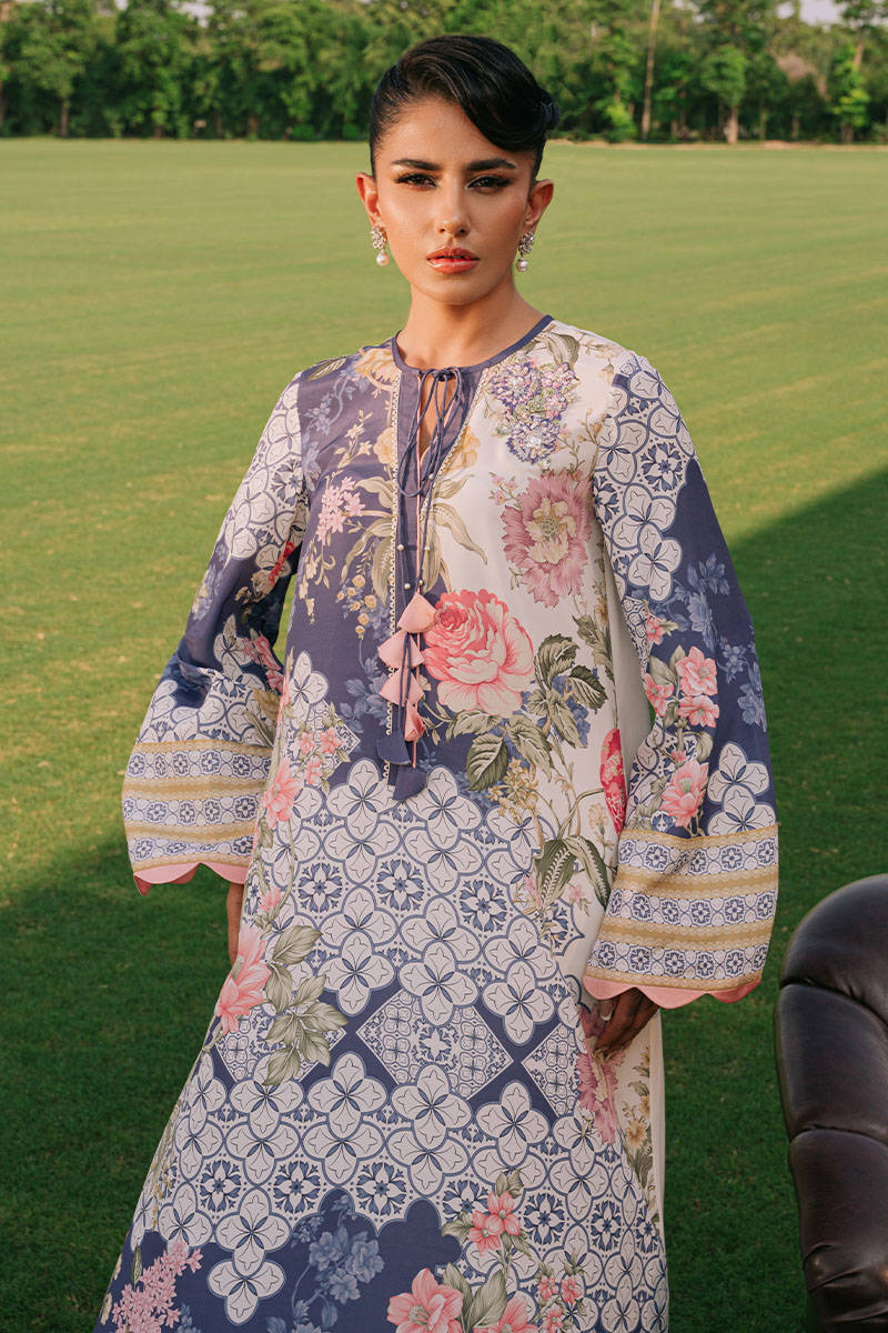 Indigo Kaftan -  Dandelion by Zainab Salman