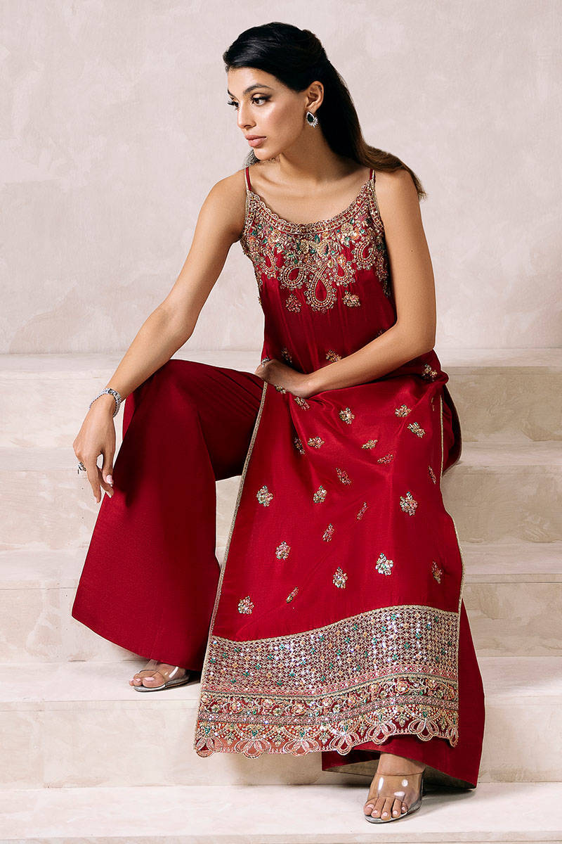 Rosey Rouge - Luna Festive Collection by ZAINAB SALMAN