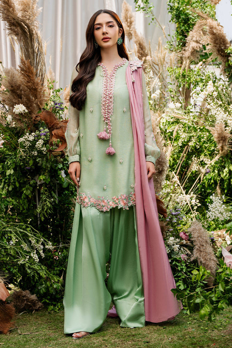 Sage Green - Blooming Garden Eid Edit 2 by ZAINAB SALMAN