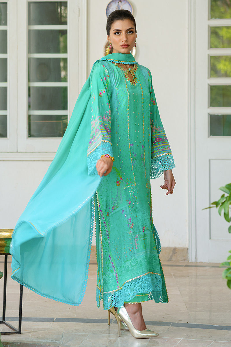 AQUA SERENADE - Luxury Silk'23 by Ansab Jahangir