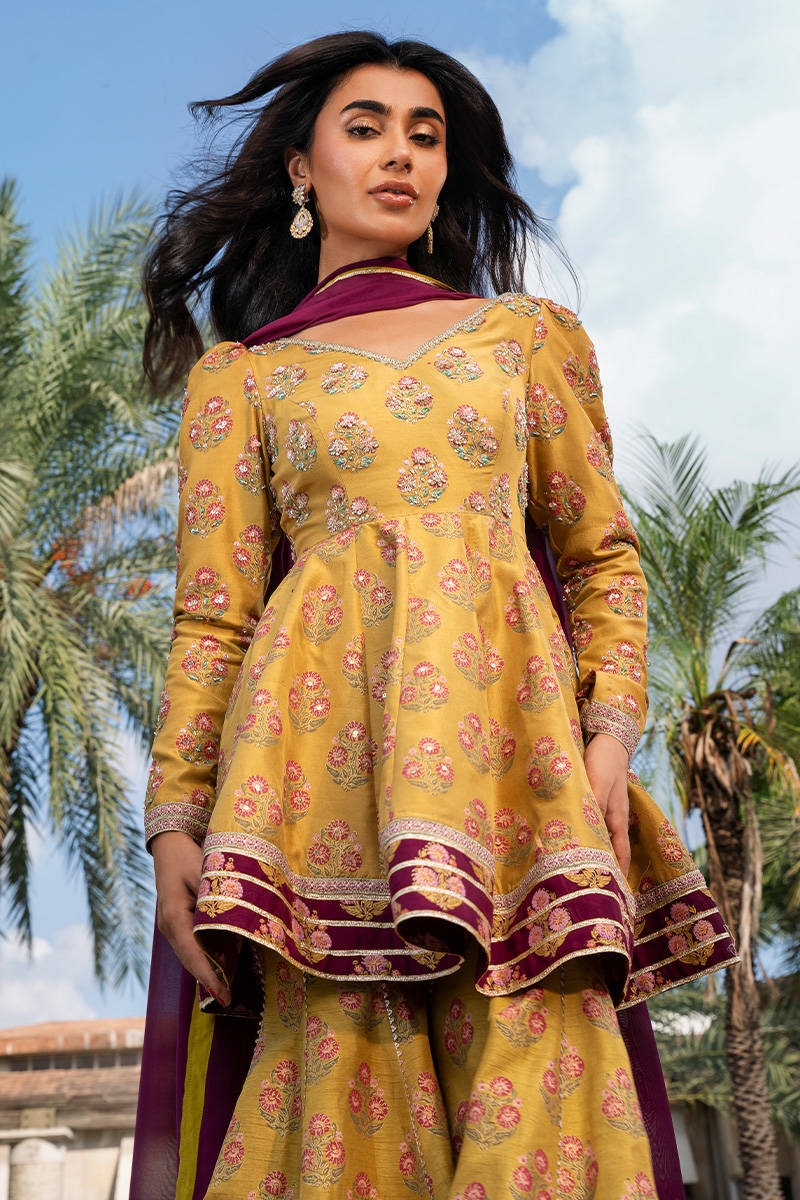 Musturd Muse - Muse Festive Pret by ZAINAB SALMAN