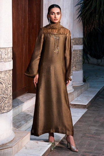 Forest Olive - Muse Festive Pret by ZAINAB SALMAN