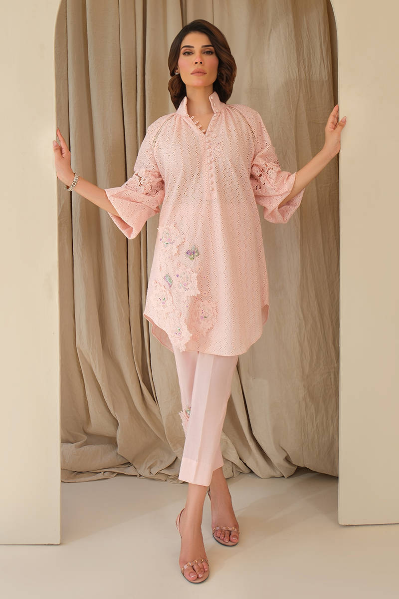 Pink June with Pants - June Bloom by Farida Hasan