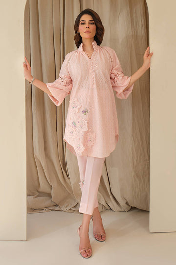 Pink June with Pants - June Bloom by Farida Hasan