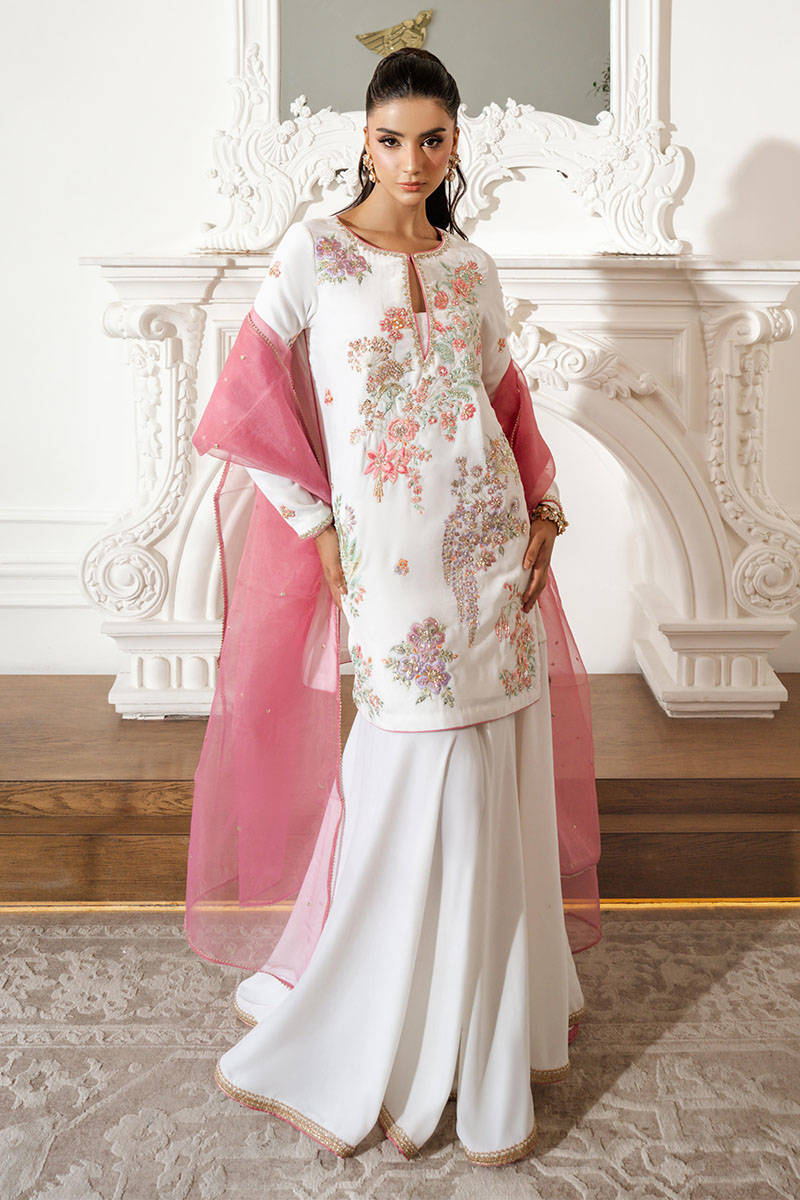 Ivory Charm - Velvets Soiree by ZAINAB SALMAN