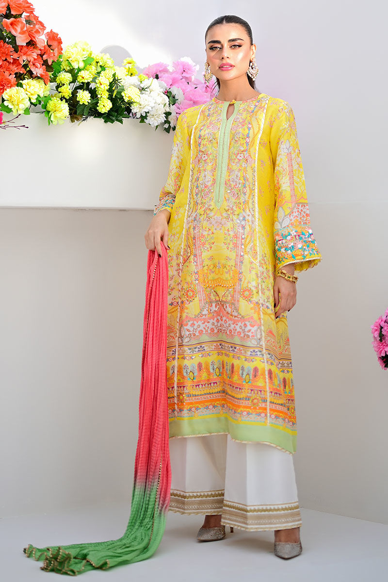 Asha - Mahpara Silk Autumn/Winter'23 by Ansab Jahangir