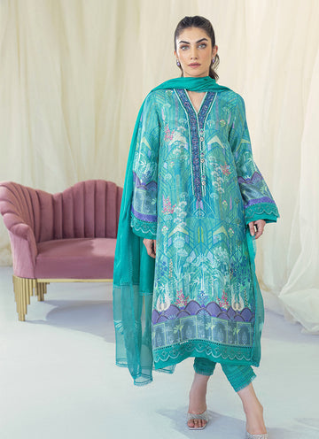 EDNA EMERALD SHIRT AND DUPATTA - Gaia by Farah Talib Aziz