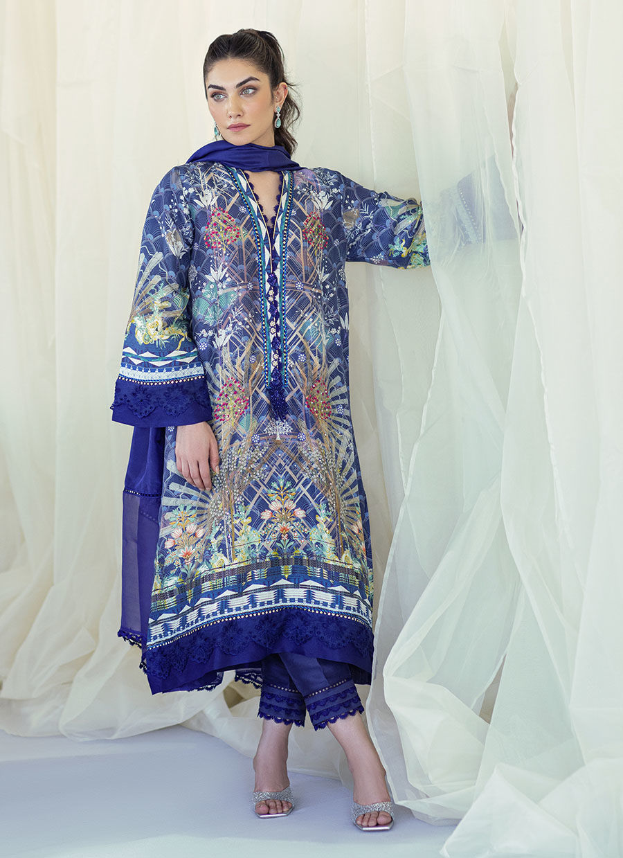 FRIDA SILK SHIRT AND DUPATTA - Gaia by Farah Talib Aziz