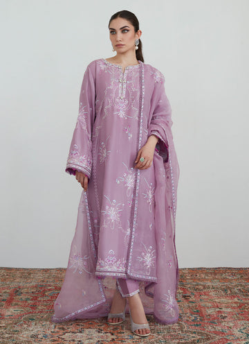 MONA MAUVE SHIRT AND DUPATTA - Farah Talib Aziz