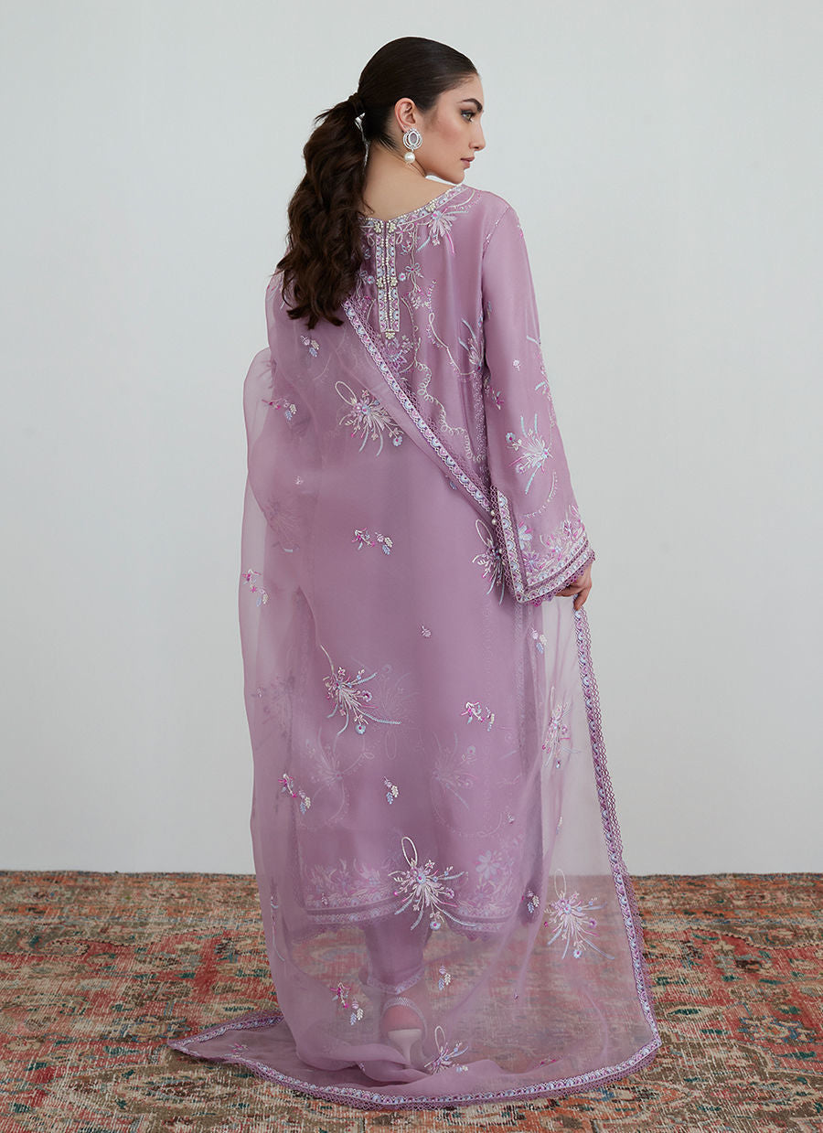 MONA MAUVE SHIRT AND DUPATTA - Farah Talib Aziz