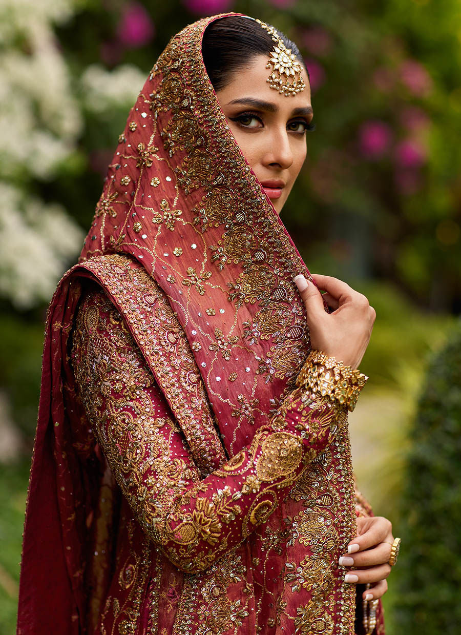 DIL RAS PANELLED FARSHI BRIDAL - Firouzeh Heritage Bridals by Fara Talib Aziz