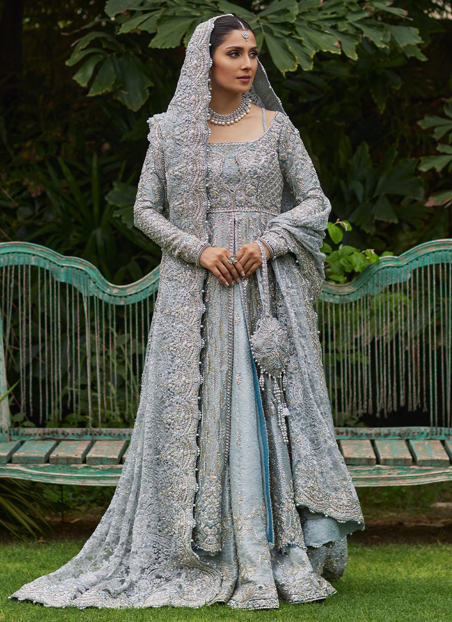 ALEEMA ICE BLUE - Firouzeh Heritage Bridals by Fara Talib Aziz