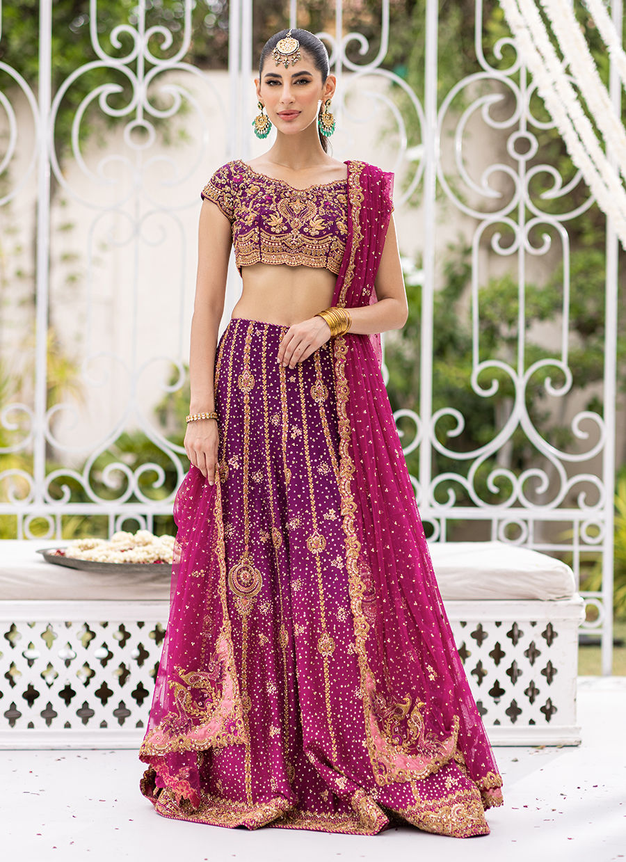 Shirin Ombre Lehenga Choli - Azeeta Festive Couture by FTA