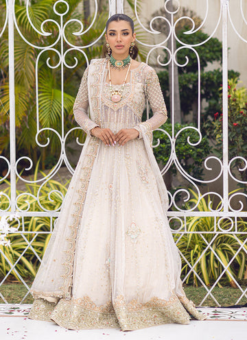 Roya Ivory Kalidaar - Azeeta Festive Couture by FTA