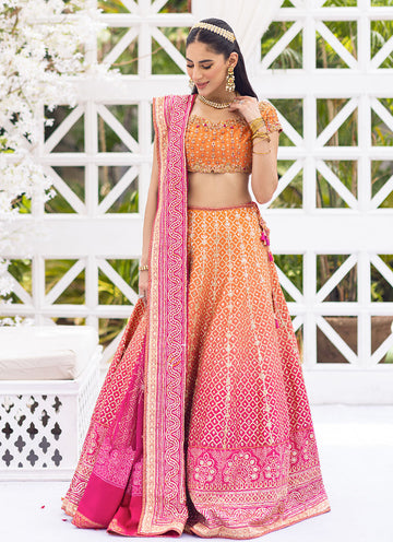 Naira Ombre Printed Lehenga Choli - Azeeta Festive Couture by FTA