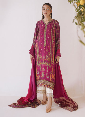 Sabahat Shirt & Dupatta - Mayna Festive Prints by FTA