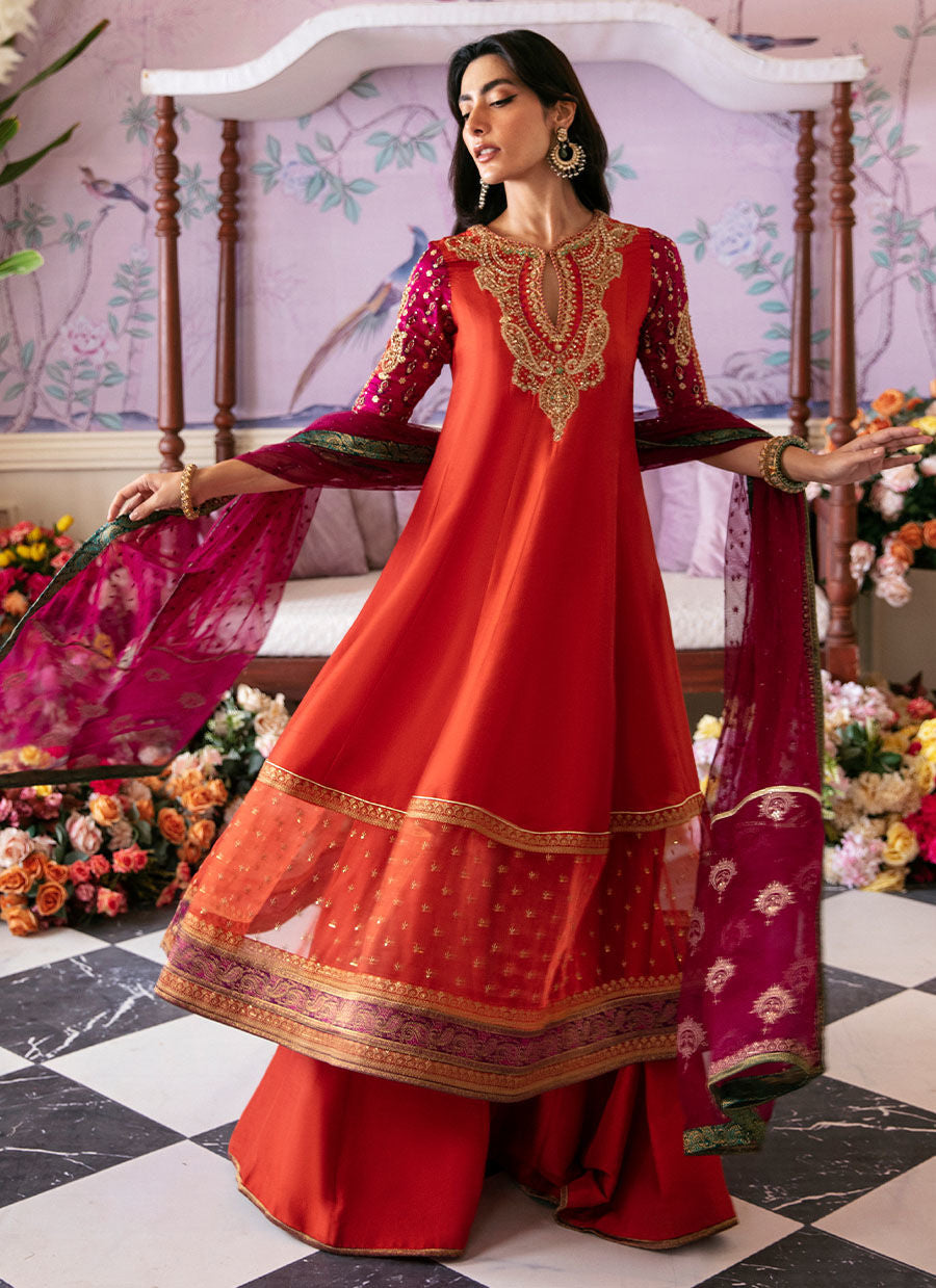 Sherina Kalidaar & Dupatta - Mayna Festive Luxe Pret by FTA