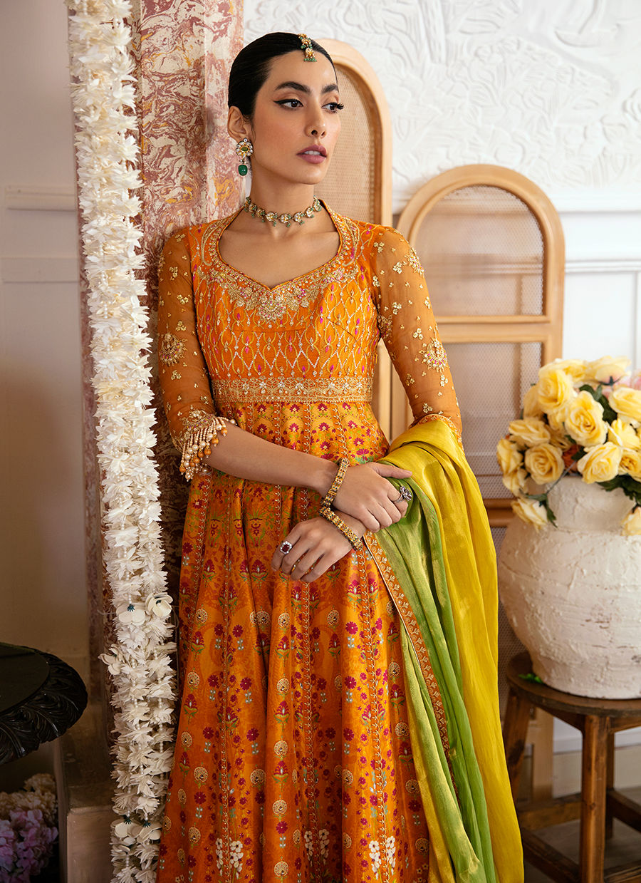 Vida Kalidaar & Dupatta - Mayna Festive Luxe Pret by FTA