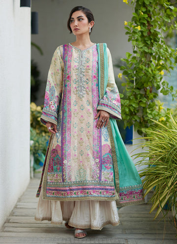 RIMA SHIRT AND DUPATTA - Velvet Revolt by Farah Talib Aziz