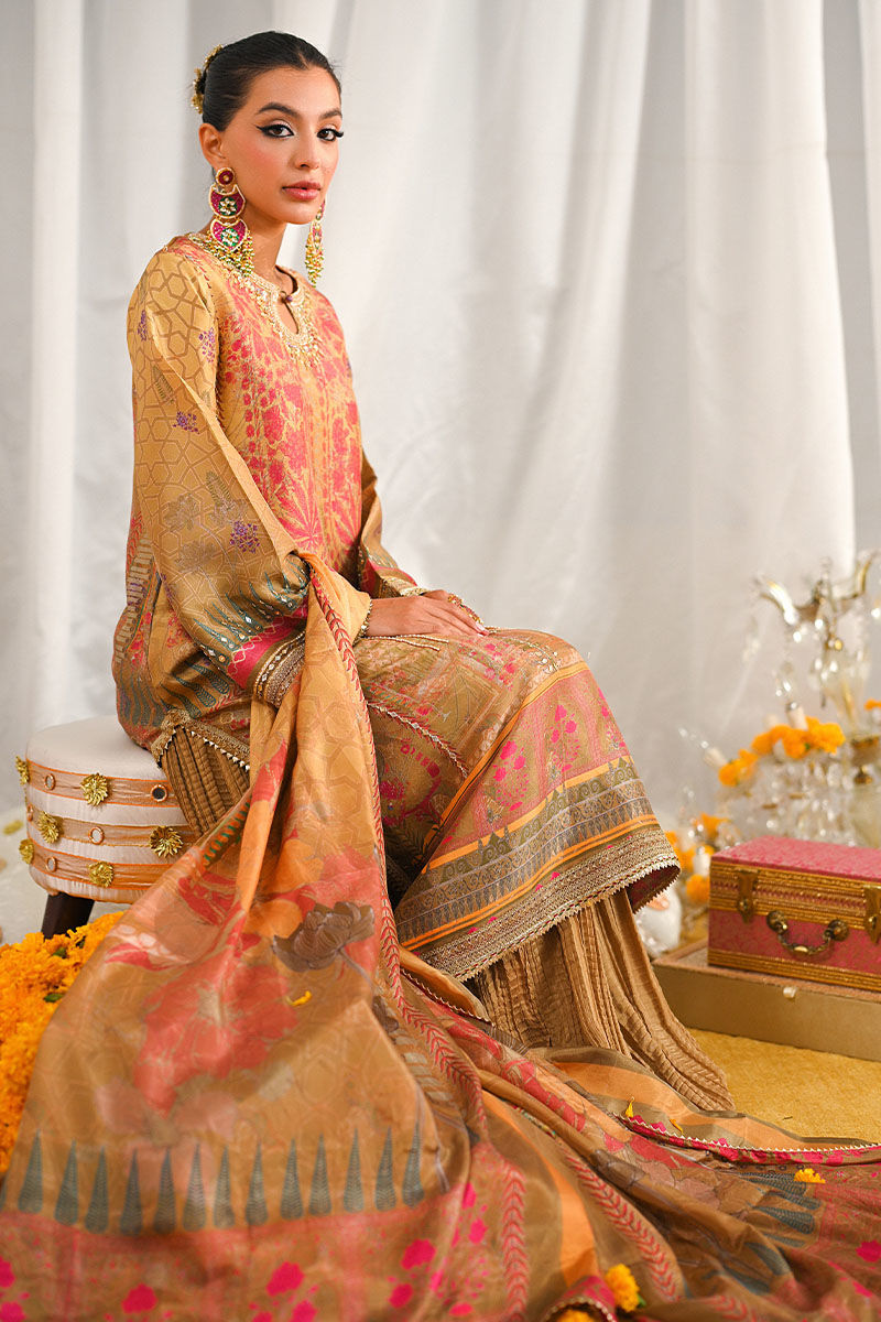 Asmara - Marigold and Gota by Ansab Jahangir