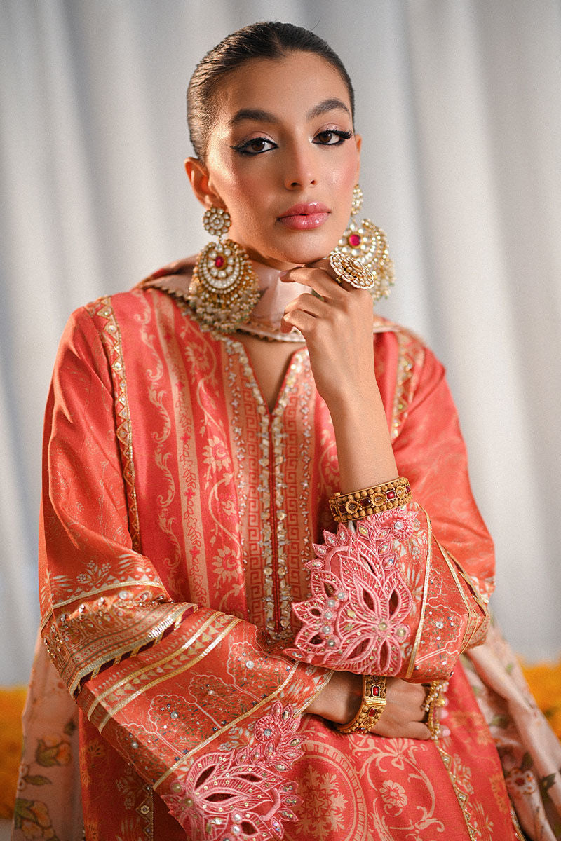 Minsa - Marigold and Gota by Ansab Jahangir