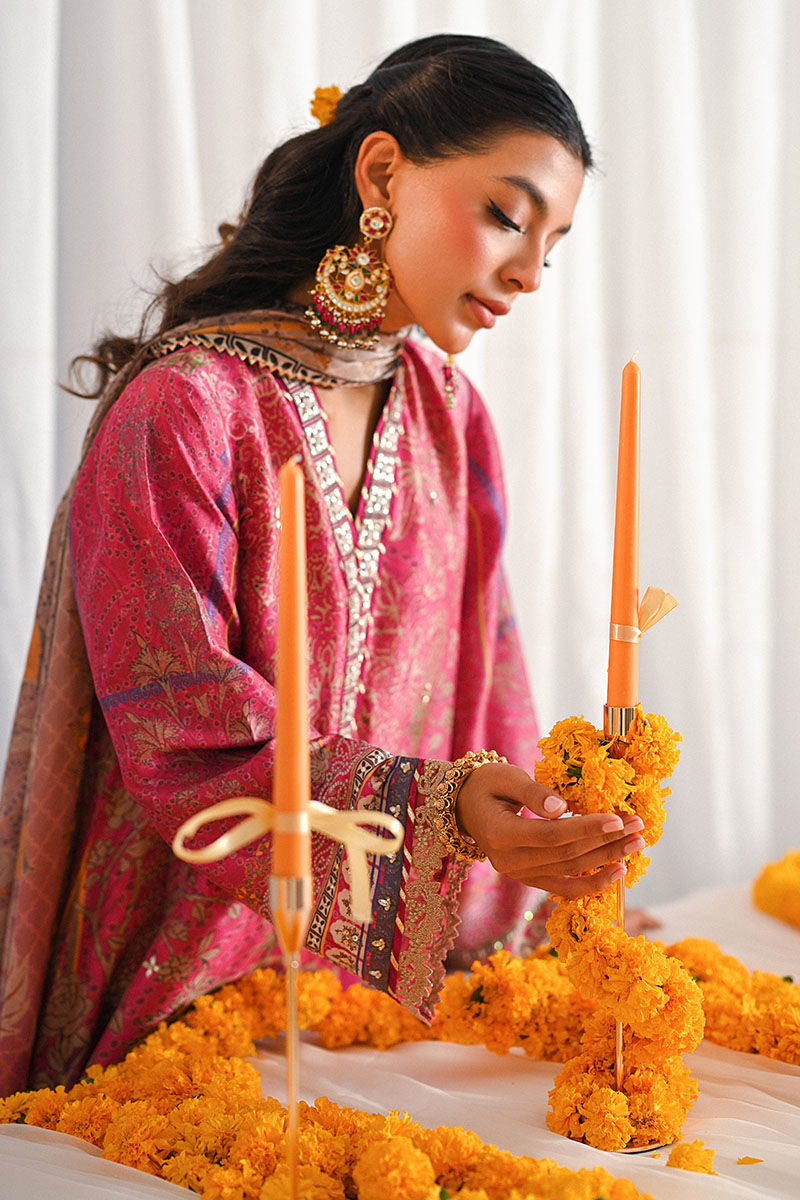 Haneen - Marigold and Gota by Ansab Jahangir