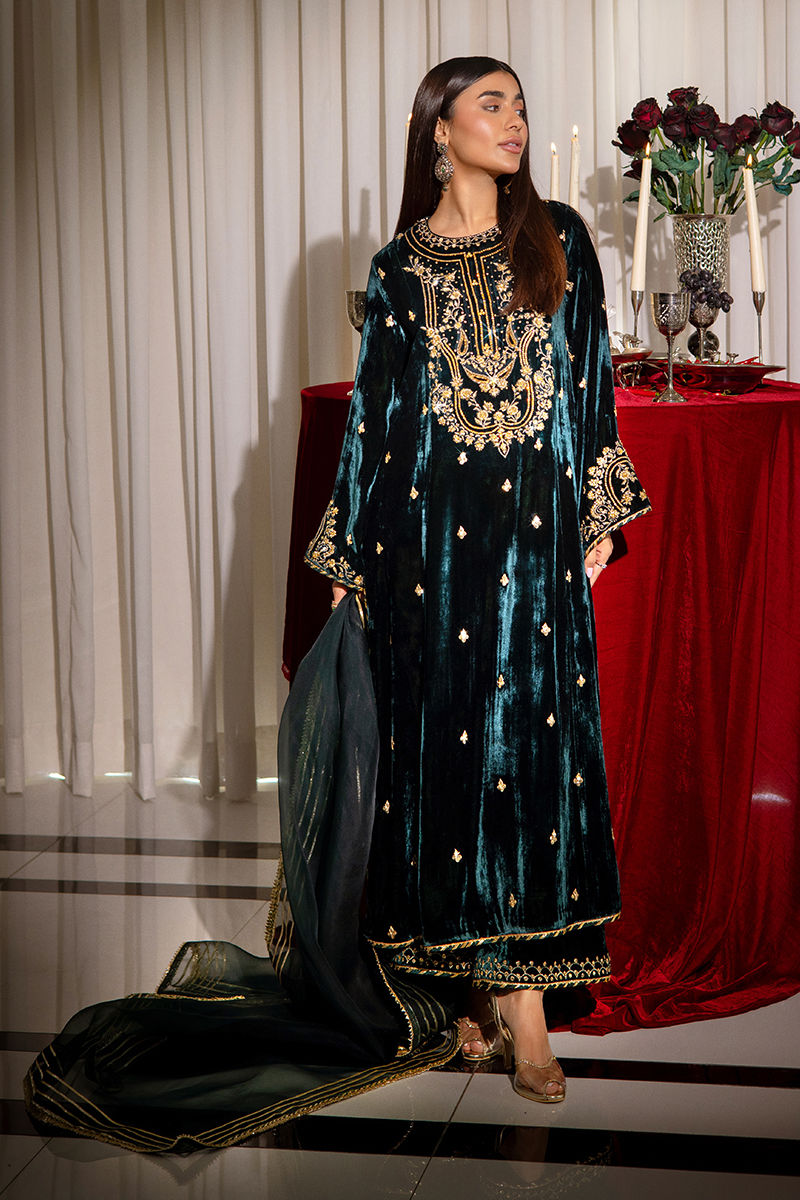 Blair - The Bow Edit - Luxury Velvets'24 by Ansab Jahangir