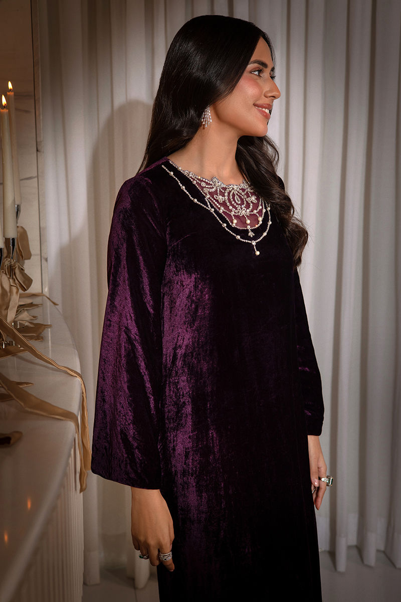 Sarlina - The Bow Edit - Luxury Velvets'24 by Ansab Jahangir