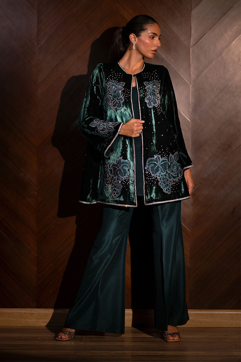 Serra - The Bow Edit - Luxury Velvets'24 by Ansab Jahangir