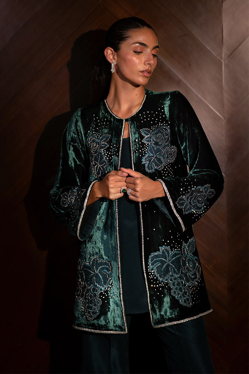 Serra - The Bow Edit - Luxury Velvets'24 by Ansab Jahangir