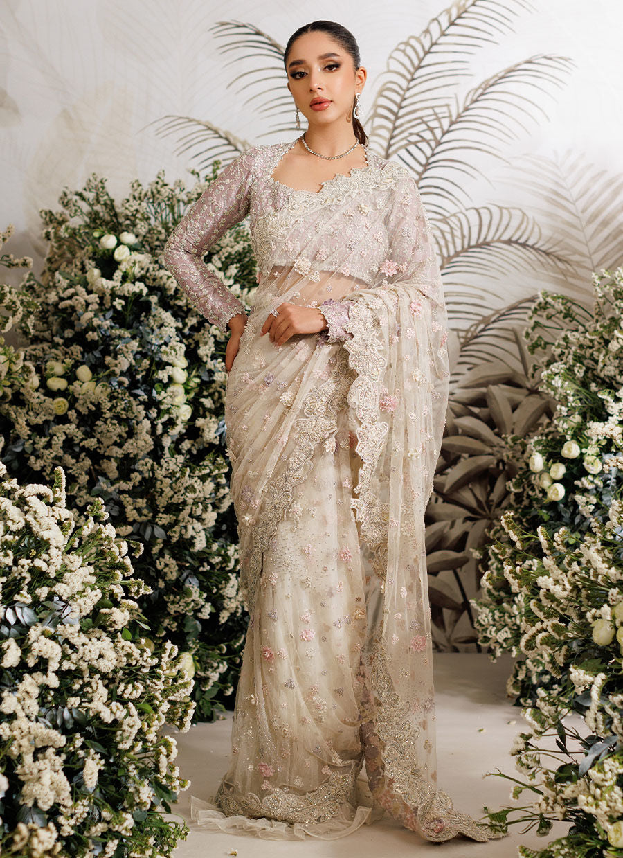 ELODIE TULLE SAREE - Eira Ethereal Couture by Farah Talib Aziz