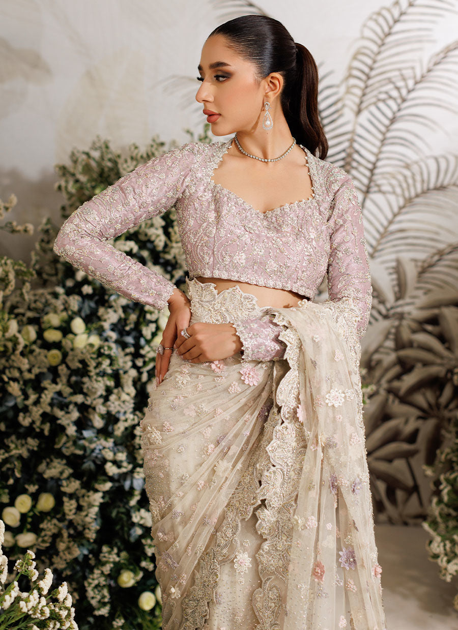 ELODIE TULLE SAREE - Eira Ethereal Couture by Farah Talib Aziz