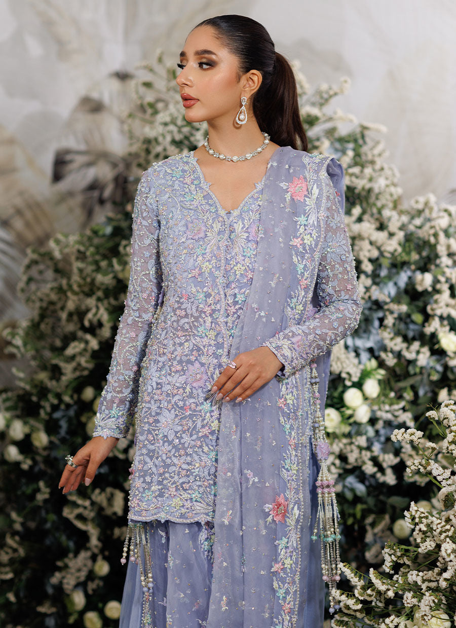 ERIS PERIWINKLE JACKET - Eira Ethereal Couture by Farah Talib Aziz