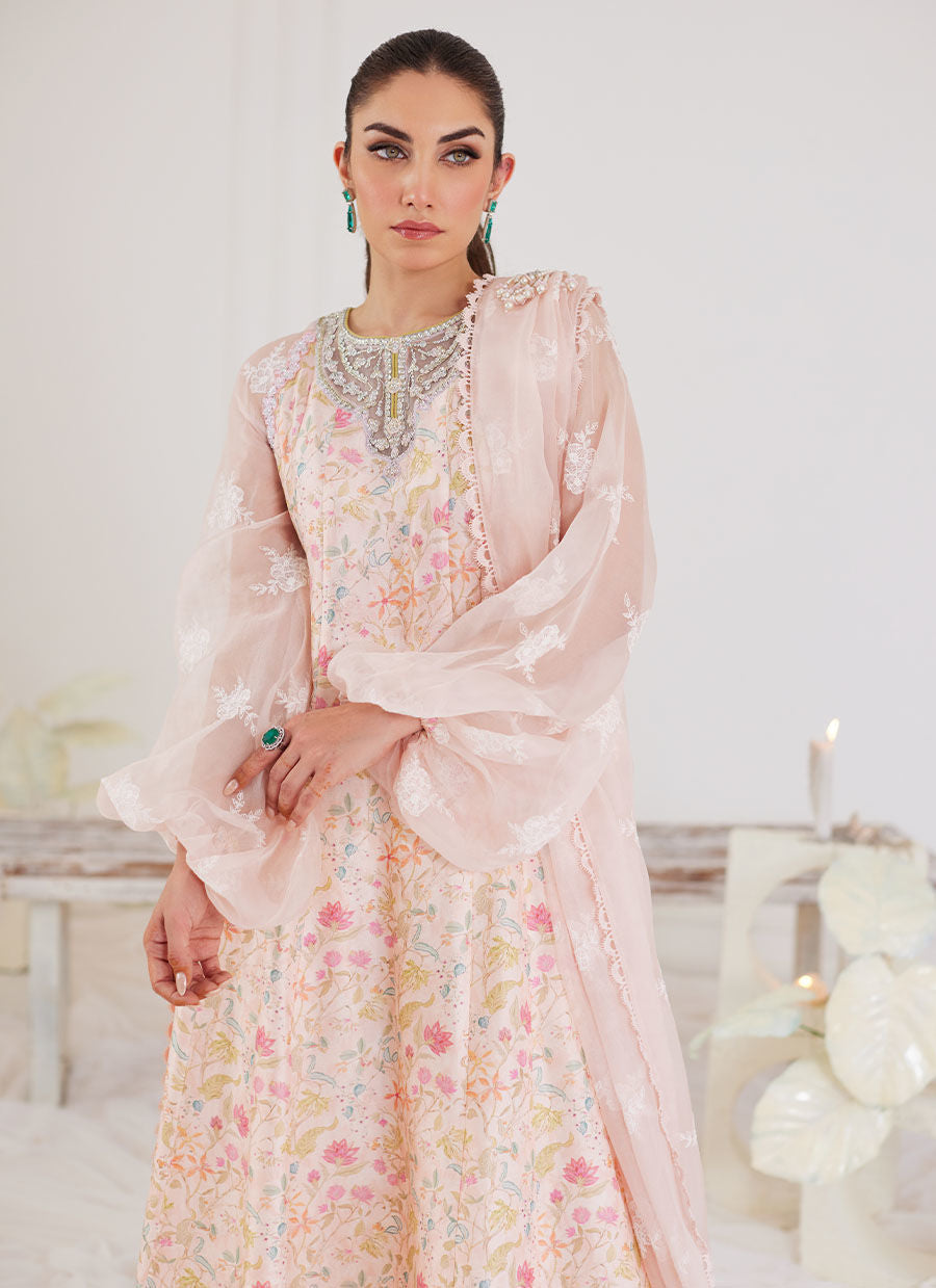 RAMONA SHIRT WITH PRE-DRAPED DUPATTA - Tara Eid Luxe by Farah Talib Aziz