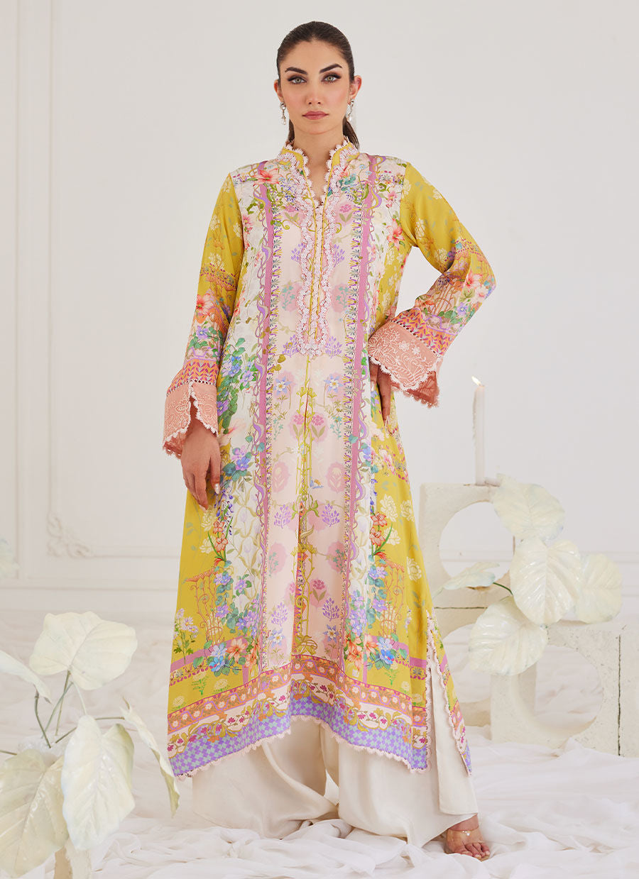 BLANCA RAW SILK KAFTAN - Tara Eid Luxe by Farah Talib Aziz