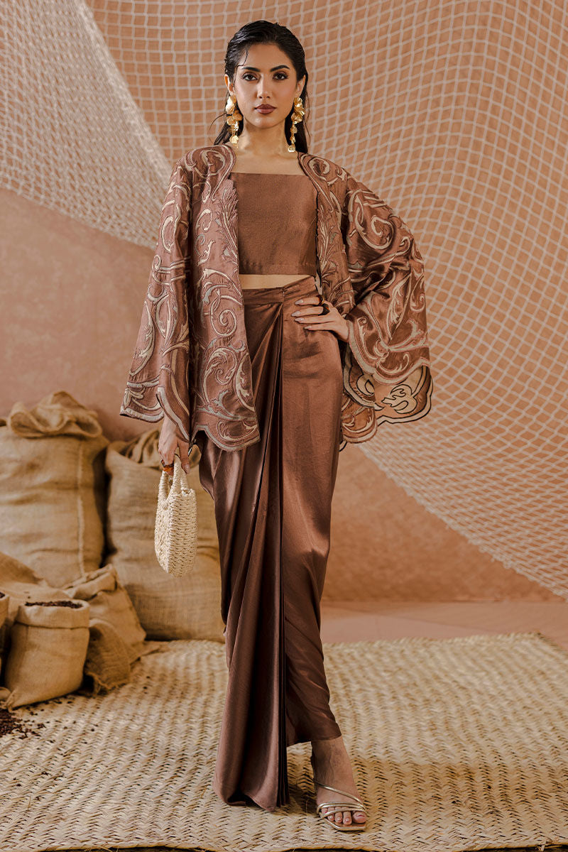 Talia - Latte Lace by Ansab Jahangir Studio