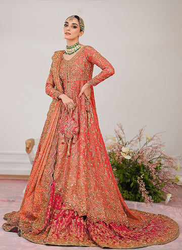 Maisha Trailed Kalidaar With Farshi Bridal - Miray Heritage Bridal's by Farah Talib Aziz