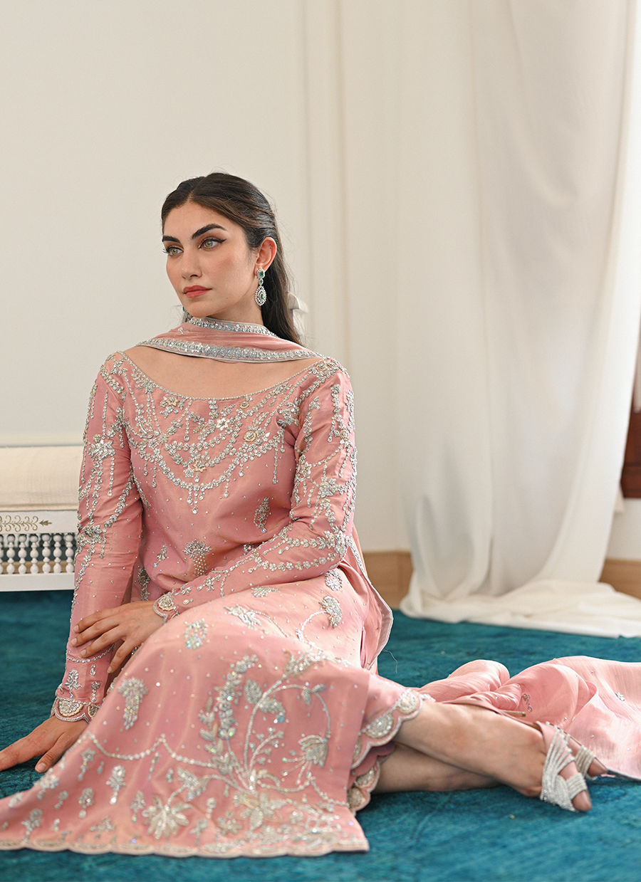 Saiba Shirt Izaar And Dupatta - Miray Heritage Bridal's by Farah Talib Aziz