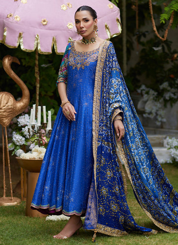 Amela Blue Kalidaar - Miray Festive Formals by Farah Talib Aziz