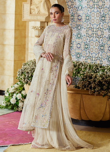 Evara Ivory Kalidaar - Miray Festive Formals by Farah Talib Aziz