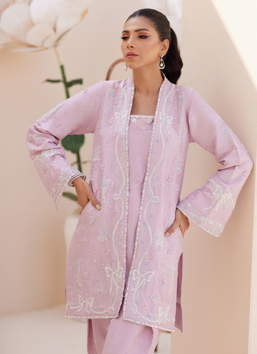 Layana Lavender Jacket with Slip - Zaza'25 by Farah Talib Aziz