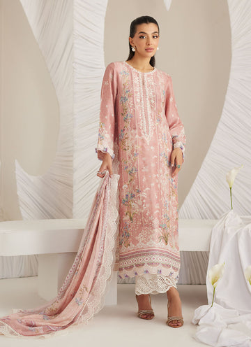 Elara Blush Shirt and Dupatta - LEA Eid 25 by Farah Talib Aziz