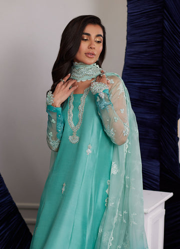 Zima Peppermint Kalidaar And Dupatta - Luna Eid Edit by Farah Talib Aziz