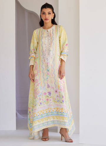 Cali Raw Silk Kaftan - Tara Eid Luxe 25 by Farah Talib Aziz
