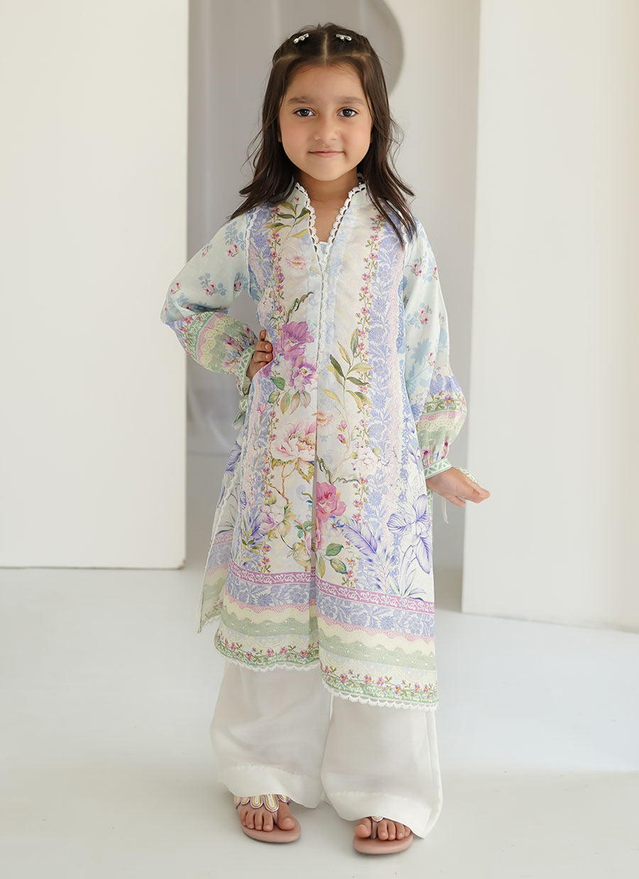 Zorya Ice Blue Blossom - Tara Eid Luxe 25 by Farah Talib Aziz