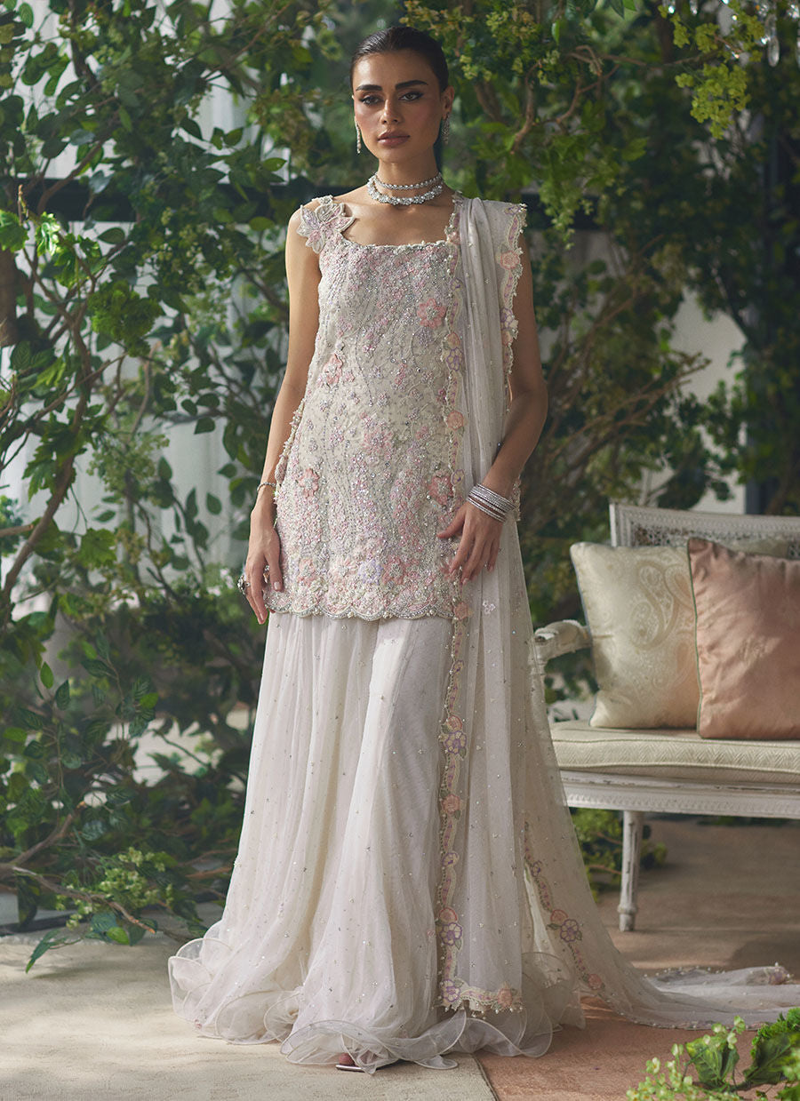 Sylvie Ivory Ensemble - Eira Ethereal Couture by Farah Talib Aziz